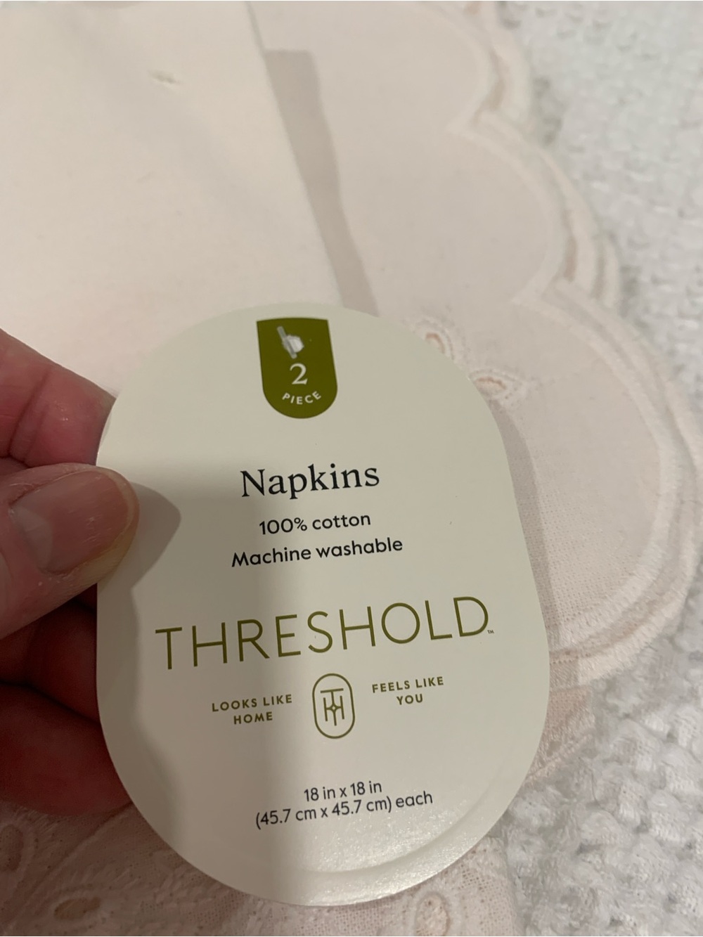 Set of 6 Threshold napkins - Picture 4 of 4